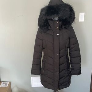 Kenneth Cole New Puffer Coat Small